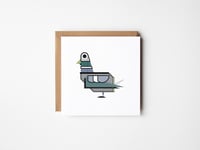 Pigeon Greeting Card