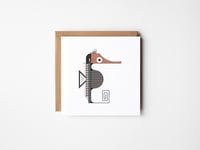 Seahorse Greeting Card