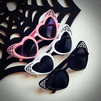 Image 1 of Hand painted web sunglasss 