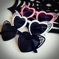 Image 2 of Hand painted web sunglasss 