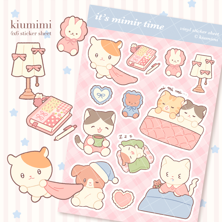 Mimir Time . Vinyl Sticker Sheet
