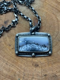 Image 1 of ‘Opal dendrite pendant’ rectangular