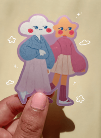 Cloud and Star Friends sticker 