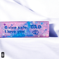 Image 2 of Drive safe Dad keychain 