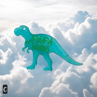 Image 3 of Dino family keychain PAPA