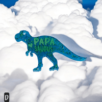 Image 4 of Dino family keychain PAPA