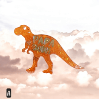 Image 1 of Dino family keychain PAPA