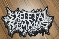 Skeletal Remains Logo Embroidered Backpatch