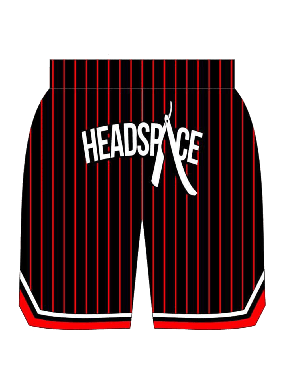 Image of Headspace Unisex Basketball Shorts - Bulls Edition