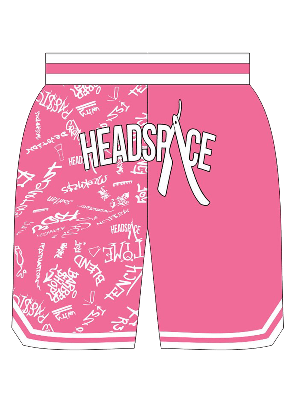 Image of Headspace Unisex Shorts - Pink Breast Cancer edition 