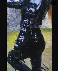 Image 12 of CUSTOM MADE BEHEMOTH FAUX LEATHER BIKER JACKET