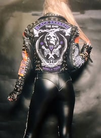 Image 5 of CUSTOM MADE BLACK SABBATH / OZZY FAUX LEATHER JACKET