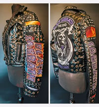 Image 20 of CUSTOM MADE BLACK SABBATH / OZZY FAUX LEATHER JACKET