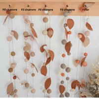 Image 3 of Guirlande d'automne en laine feutrée au choix