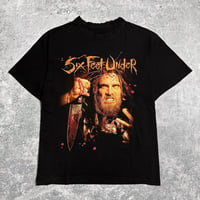 Image 1 of Six Feet Under 1999 ‘No Warning Shot / Die Mother-Fucker Die’ T-Shirt