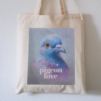 Image 2 of Pigeon Love | Fabric bag