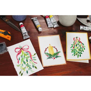 Christmas Cards in Watercolor 16.11.24 ~ 1 day workshop in Treptow! 🎄