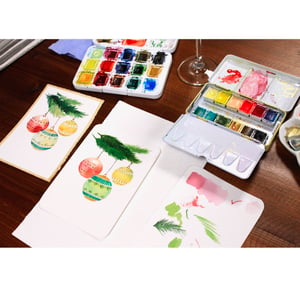 Christmas Cards in Watercolor 16.11.24 ~ 1 day workshop in Treptow! 🎄