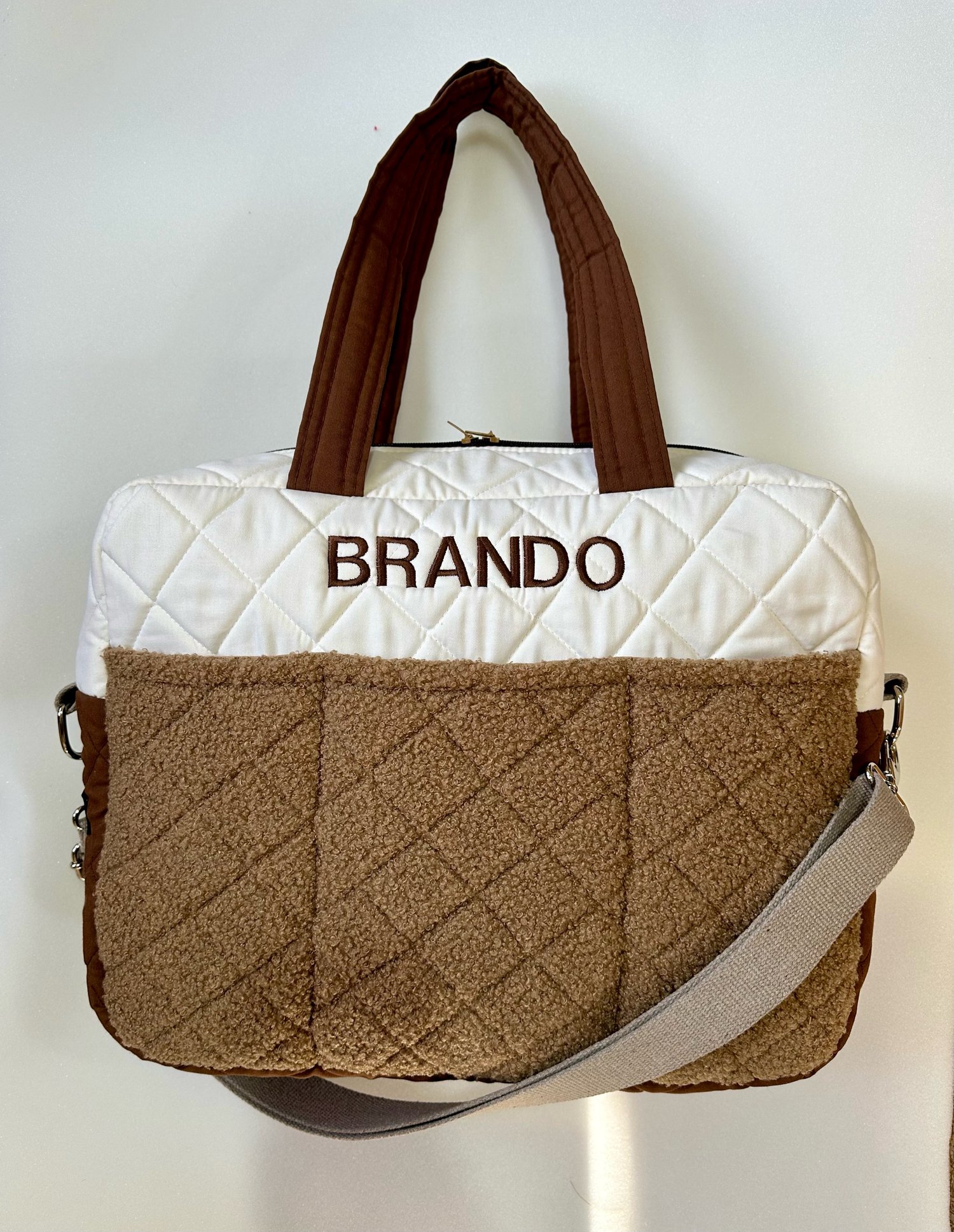 Image of Baby Bag + Teddy bear pocket