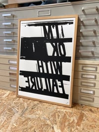 Image 2 of I'm ok with failure mirror art print