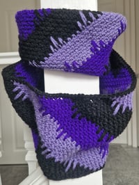 Image 4 of Wax Drip Infinity Scarves