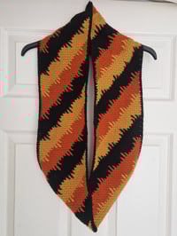 Image 2 of Wax Drip Infinity Scarves