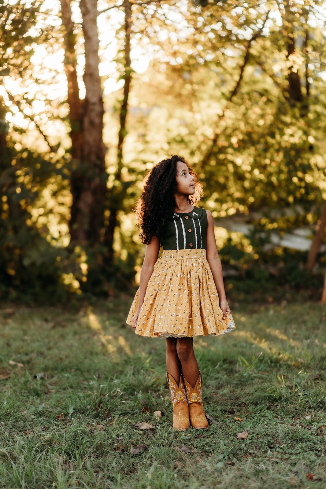 Image of Autumn Daisy Dress Preorder