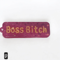 Image 4 of Cussword keychain "Boss Bitch"