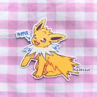 Image of Yapper Jolteon Waterproof Matte Vinyl Sticker