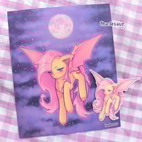 Image of My Little Pony Flutterbat Art Print, 148 x 181 mm