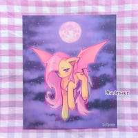 Image of My Little Pony Flutterbat Art Print, 148 x 181 mm
