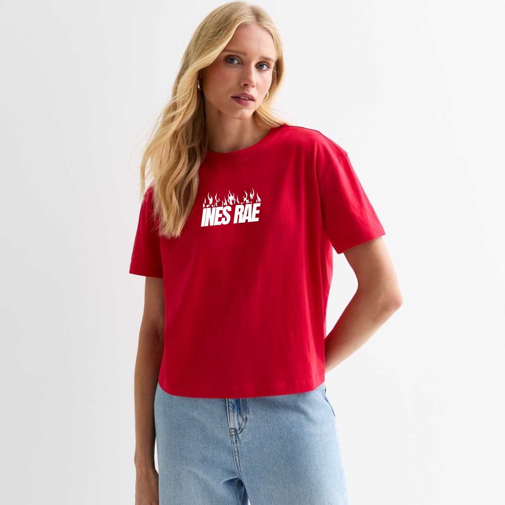 INES RAE RED HOT TSHIRT