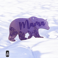 Image 1 of Bear Family keychain MAMA 
