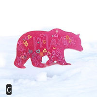 Image 3 of Bear Family keychain MAMA 