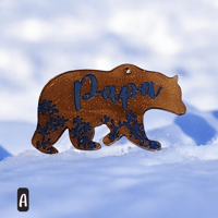 Image 1 of Bear Family keychain PAPA
