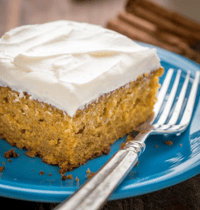 Pumpkin Cake bars Ready to Pickup