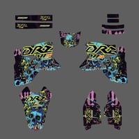 Image 2 of Full Graphic Decals Stickers Kit For Suzuki DRZ400SM 2000-2020