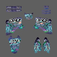 Image 6 of Full Graphic Decals Stickers Kit For Suzuki DRZ400SM 2000-2020