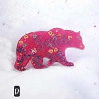 Image 4 of Bear family keychain SISTER 