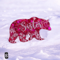 Image 2 of Bear family keychain SISTER 