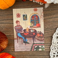 Image 1 of Carte Cozy Autumn day - Format A6 (carte postale)