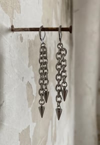 Image 2 of 'DOUBLE KING VOLCANO' earrings