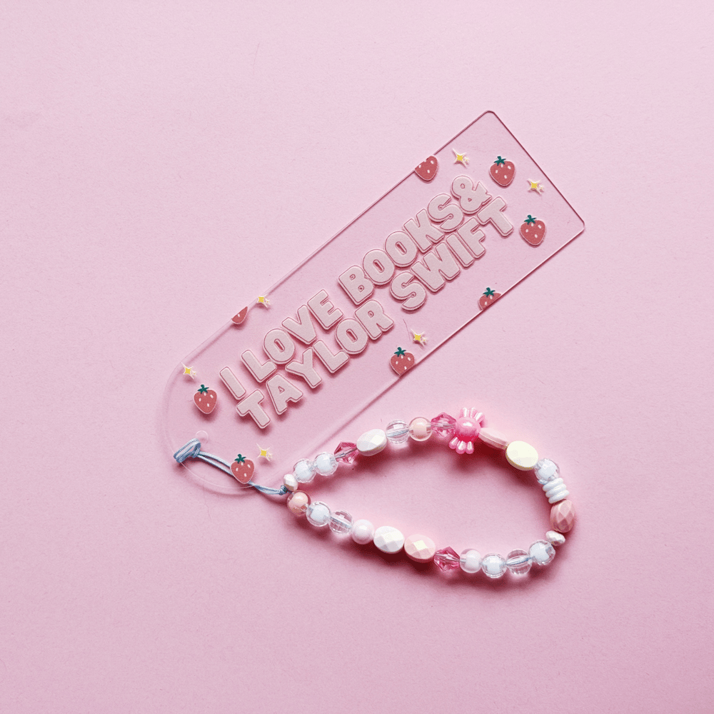 Image of I Love Books & TS | Marcapáginas + charm