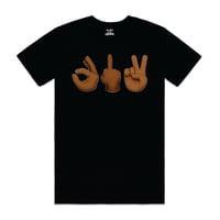 Image 1 of Sign Language Emoji T- Shirt