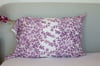 Plum Floral Pillowcase