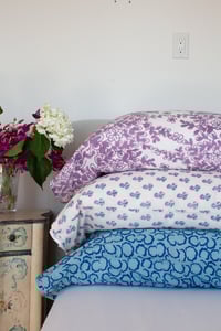 Image 3 of Plum Floral Pillowcase