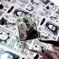 Image 3 of Metal Faces Sticker Sheet (kiss cut)