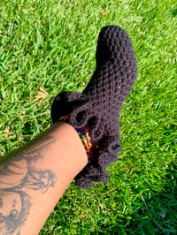 Image 1 of Crochet Ruffle Socks 