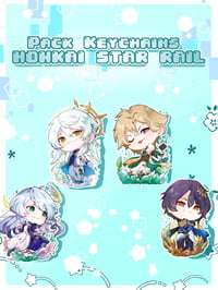 Image 1 of LIMITED EDITION : Honkai Keychains pack !