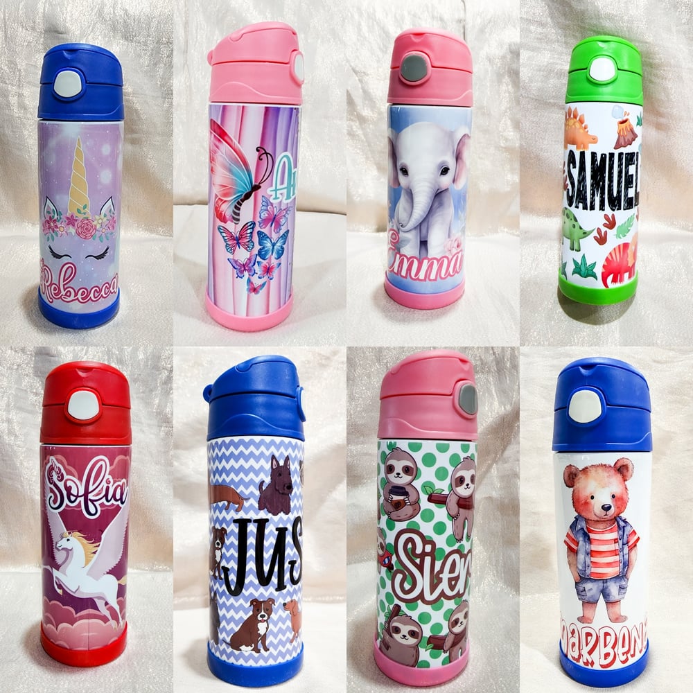 Image of Pegasus Personalized 12oz Kids Bottle Tumbler